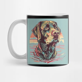 Retro Chesapeake Bay Retriever: Pastel Pup Revival Mug